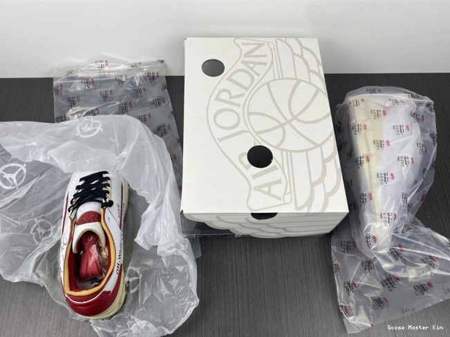 Off-White White Retro Jordan DJ4375-106 Red SP Low 2 0723